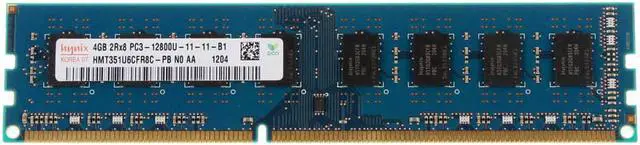 Alt view image 5 of 5 - Hynix 16GB 4x4GB 2Rx8 PC3-12800 DDR3 1600MHZ 240PIN CL11 1.5V DIMM Desktop Memory RAM