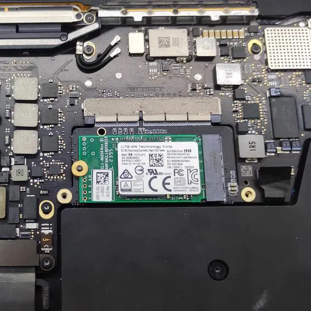 Alt view image 6 of 6 - A1708 SSD Adapter NVMe PCI Express PCIE to NGFF M2 SSD Adapter Card M.2 SSD for Apple Macbook Pro Retina 13" A1708 2016 2017