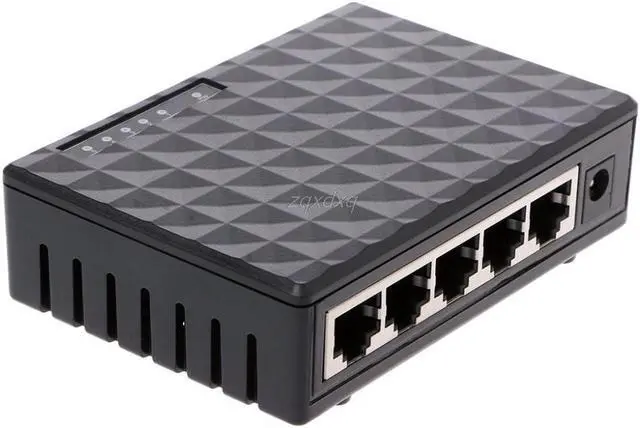 Alt view image 4 of 5 - Plug 5-Port 10/100/1000Mbps Fast LAN Ethernet Network Switch HUB Desktop Mini Adapter Whosale&Dropship