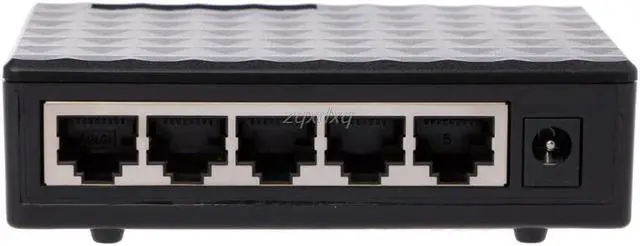 Alt view image 5 of 5 - Plug 5-Port 10/100/1000Mbps Fast LAN Ethernet Network Switch HUB Desktop Mini Adapter Whosale&Dropship
