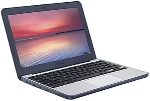 Alt view image 3 of 5 - Asus Chromebook C202SA-RB02-CB 11.6-inch Notebook/ Chrome OS
Intel Celeron N3060 1.6GHz/ 4 GB DDR3/ 32 GB eMMC