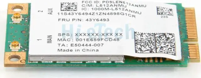 Alt view image 3 of 6 - Hot Laptop WiFi Link 5100 512AN_MMW Wireless Wifi Network Card P/N 43Y6493