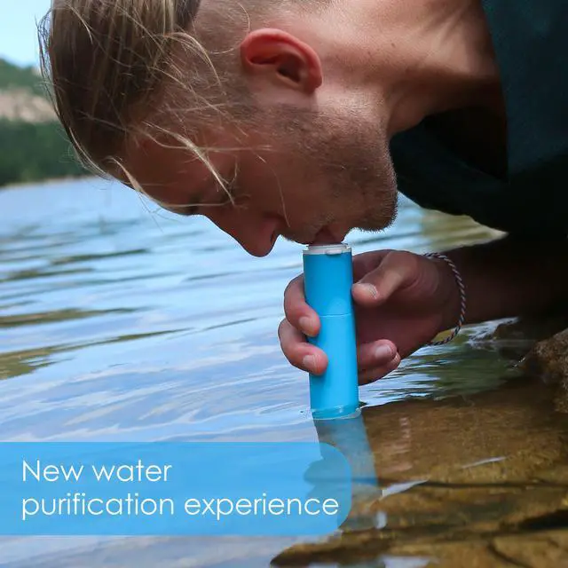 Alt view image 4 of 7 - Waterdrop Water Filter Straw, Portable Camping Filtration System, Drinking Water Purifier for Emergency Hiking Travel Backpacking