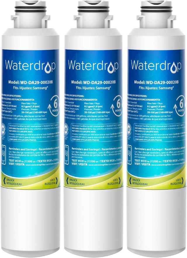 Waterdrop DA29-00020B NSF 53&42 Certified Refrigerator Water