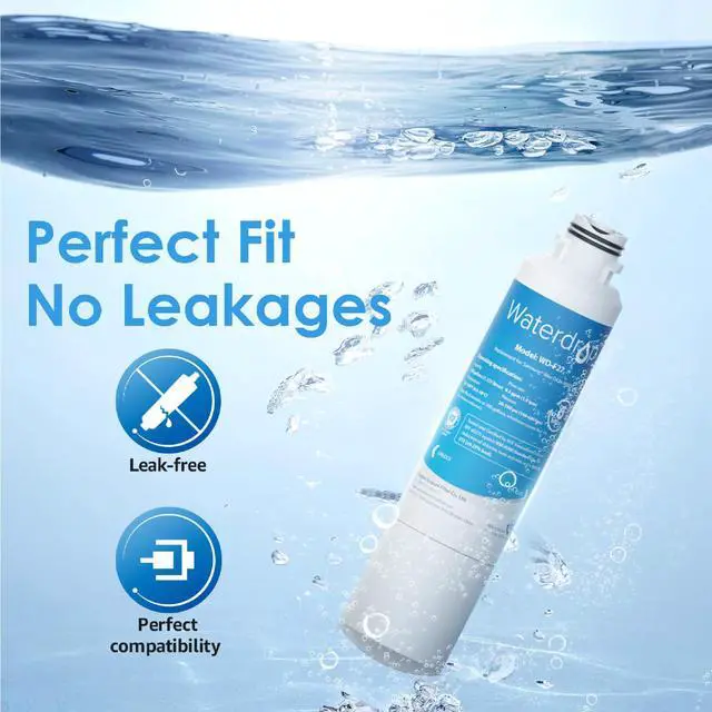 Alt view image 5 of 7 - Waterdrop DA29-00020B Replacement for Samsung DA29-00020B, HAF-CIN/EXP, 46-9101 Refrigerator Water Filter, 6 Pack