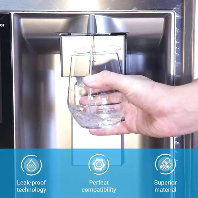 Alt view image 6 of 7 - AQUACREST MWF Replacement for GE® MWF, MWFA SmartWater, Kenmore 469991 Refrigerator Water Filter