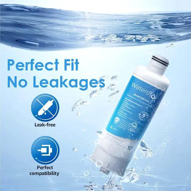 Alt view image 4 of 7 - Waterdrop DA97-17376B Replacement for Samsung HAF-QIN/EXP, DA97-08006C, RF28R7201SR, RF28R7351SG, WD-F45, Refrigerator Water Filter, 3 Filters