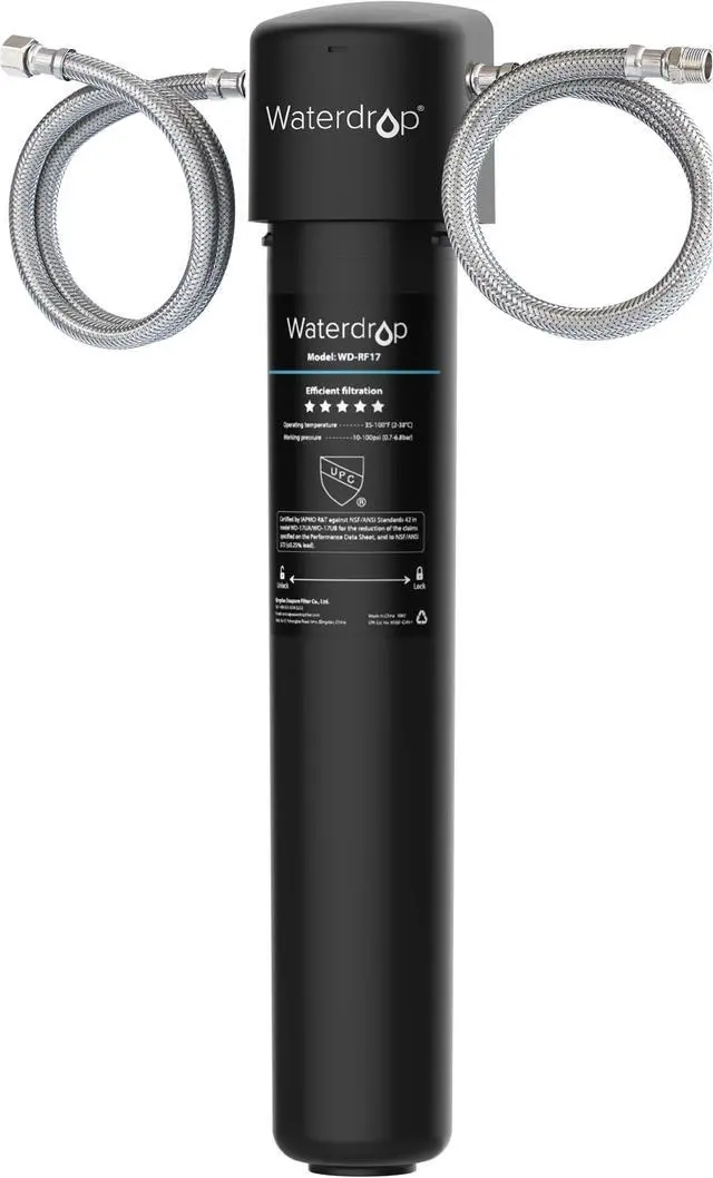 Main image of Waterdrop 17UA Under Sink Water Filter System, Main Faucet Under Counter Water Filtration System, Reduce Lead, Chlorine, Bad Taste & Odor,  3 Years Ultra Long Lifetime, 0.5µm