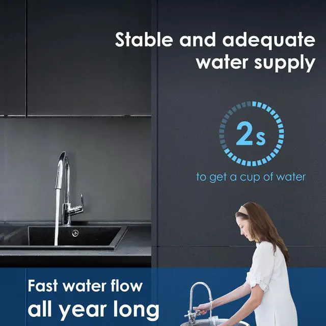 Alt view image 7 of 7 - Waterdrop WD-RF10 Water Filter, Replacement for Waterdrop 10UA Under Sink Water Filtration system, 8000 Gallons High Capacity