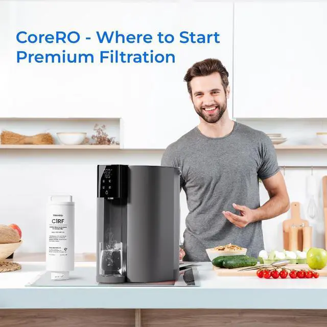 Alt view image 6 of 7 - Waterdrop WD-C1RF Filter with RO membrane, Replacement for WD-C1S and WD-C1H Countertop CoreRO System, 12-month Lifetime