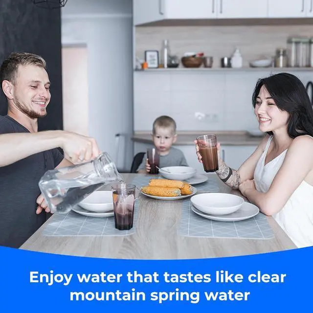 Alt view image 4 of 5 - Waterdrop WD-G2CF Filter, Replacement for WD-G2-W, WD-G2-B, WD-G2P600-W Reverse Osmosis System,12-month Lifetime, 2-Pack