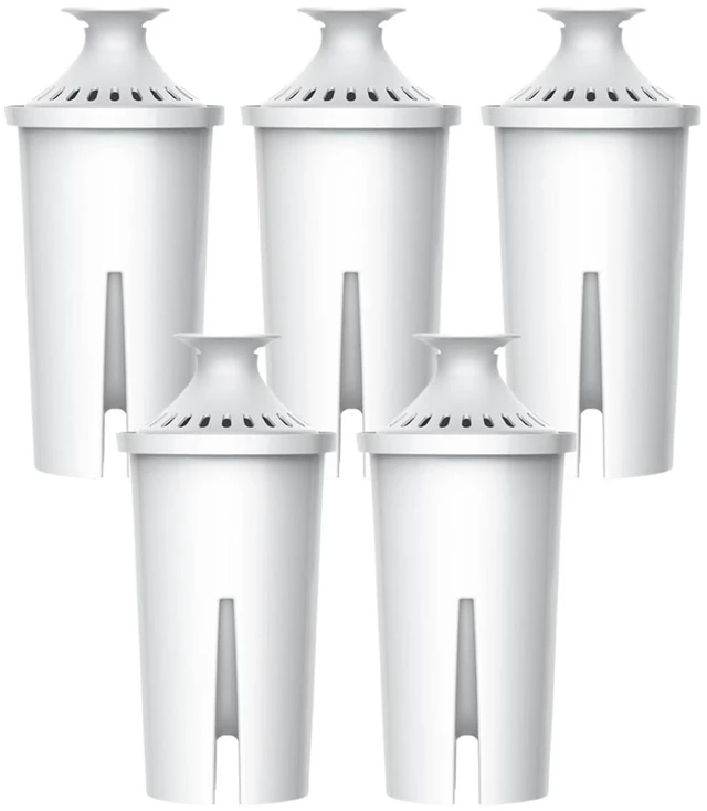 Main image of AQUA CREST CF06A Replacement for Brita® Filter, Brita® Water Pitchers and Dispensers, Classic OB03, Mavea® 107007, and More, NSF Certified Pitcher Water Filter, 5 Pack