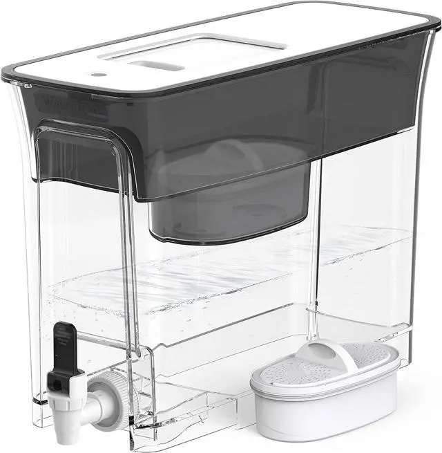 Main image of Waterdrop WFD-40L Water Filter Dispenser, 35-Cup Capacity, Black, 200-Gallon Long-Life Water Filter Pitcher, Large Capacity, Reduces Chlorine, PFOA/PFOS and More