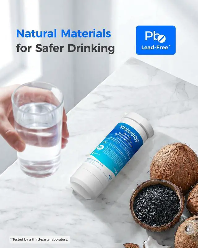 Alt view image 7 of 7 - Waterdrop XWFE® Water Filter, Replacement for GE® XWFE®, Built-in Chip
