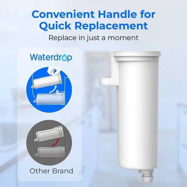 Alt view image 4 of 7 - Waterdrop C33 Ice Maker Filter, Compatible with GE® Opal Ice Maker, 3 Pack, Replacement for GE® Profile Opal Nugget Ice Maker Filter, P4INKFILTR, with Ring Pull, NSF 42&372 Certified
