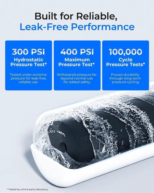Alt view image 7 of 7 - Waterdrop ADQ36006101 Water Filter, Replacement for LG® LT700P®, 3 Pack, Replacement for Kenmore® 9690, 469690, ADQ36006102, LFXS30766S