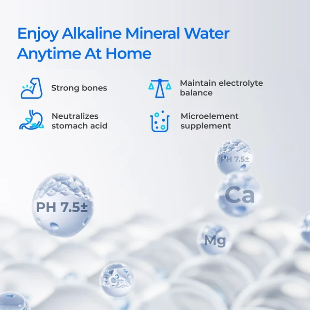 Alt view image 6 of 7 - Waterdrop F1A Filter, Alkaline Mineral Added, 12-Month Lifetime, Replacement for X8-WAN & X12 & X12-WAB & X12-WAJ & X12-WAQ & X12-PRO & X16 & X16-BAS & X16-BAJ & X16-BAQ Tankless RO System
