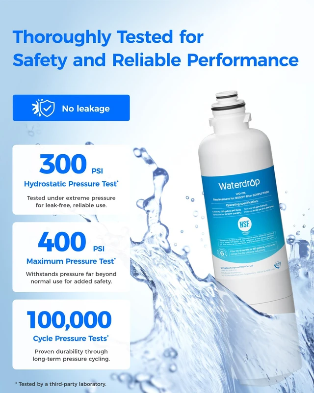 Alt view image 6 of 7 - Waterdrop 11032531 Water Filter Replacement for Bosch® BORPLFTR50,Replacement for Bosch®, Thermador® Refrigerator Water Filter models,BORPLFTR50, BORPLFTR55, 11025825, 12033030