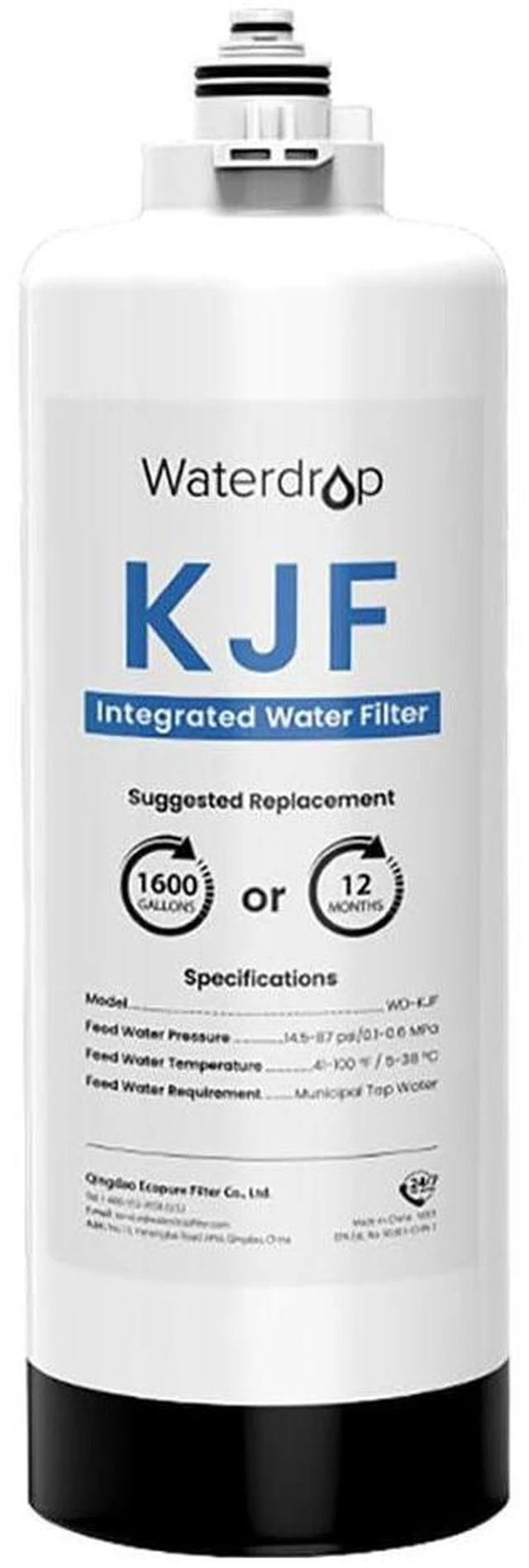 Main image of Waterdrop KJF Filter, Replacement for KJ600 RO System, 12-month Lifetime