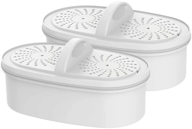 Main image of AQUA CREST PF-01A Water Filter Replacement for Waterdrop® Pitchers, 2 Pack, Replacement for Waterdrop® Pitcher and Dispenser, Reduces Lead, PFAS, PFOA/PFOS, Chlorine, Last Up to 3 Months