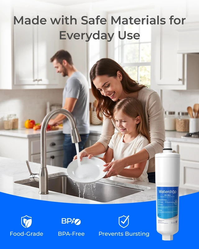Alt view image 7 of 7 - Waterdrop AP431 Replacement Cartridge for Aqua-Pure® AP431, 1 Pack, Hot Water Scale Inhibitor for Aqua-Pure® AP430SS, Prevent Scale Accumulation and Protect Water Heaters