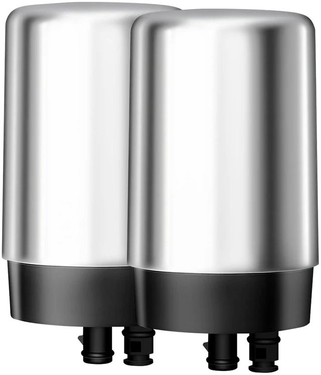 Main image of AQUA CREST 7027S Filter Replacement for Brita® Faucet Filter Chrome 2 Pack,Replacement for Brita® 36311 On Tap Water Filtration System, FR-200, FF-100, 100 Gallons, Brita® Filter Replacement, 2 Pack