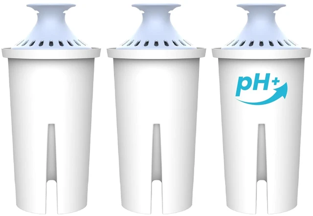 Main image of AQUA CREST Alkaline Water Filter Replacement for Brita® Filter, 3 Pack, Compatible with Brita® Pitchers and Dispensers, Everyday, UltraMax, Metro+, XL and More, NSF Certified, Increases Water PH