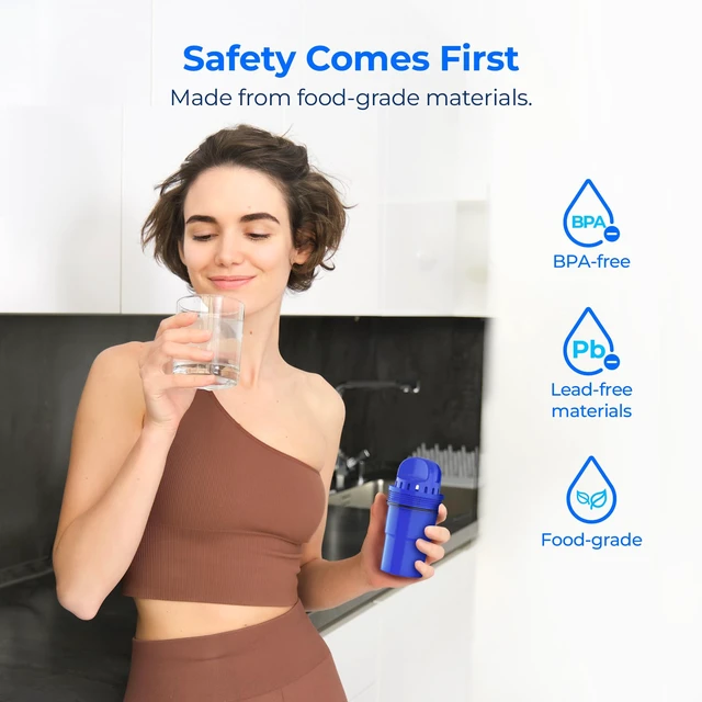 Alt view image 4 of 7 - Waterdrop Pitcher Water Filter Replacement for PUR® Filter PPF900Z, 2 Pack, Compatible with All PUR®, PUR® Plus Pitcher & Dispenser, CRF950Z, PPF951K, NSF Certified, 60 Gallons, Enhanced Filtration