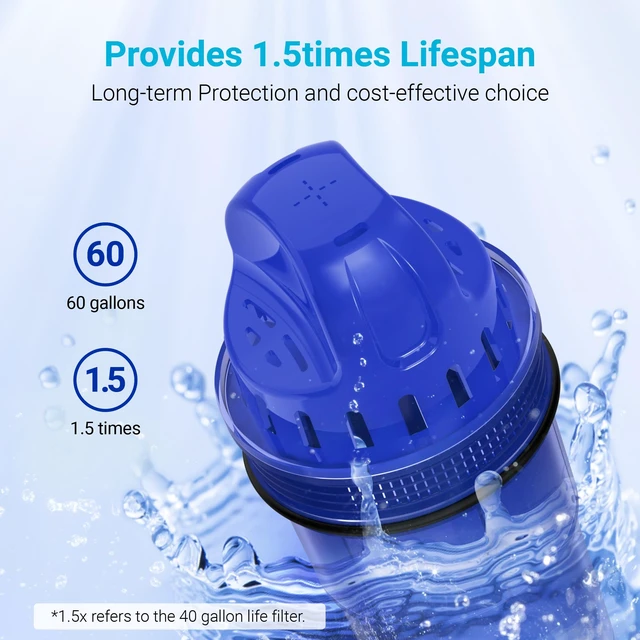 Alt view image 6 of 7 - AQUA CREST Pitcher Water Filter Replacement for PUR® Filter PPF900Z, 6 Pack,Compatible with All PUR® Pitcher and Dispenser, CRF950Z, PPF951K, NSF Certified, Advanced Filtration Performance, 60 Gallons