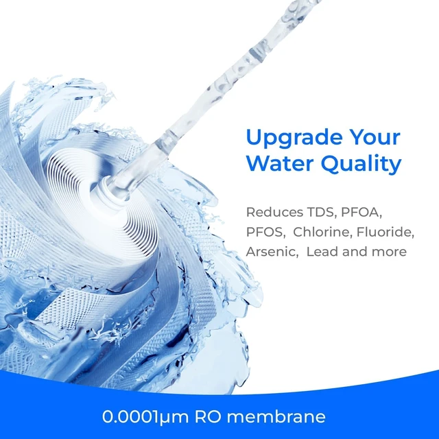 Alt view image 5 of 7 - Waterdrop C1RF Filter, Replacement for C1S/C1H RO System, 12-Month Lifetime,Countertop Reverse Osmosis Filter, Enhanced Filtration, Long Filter Lifespan, Easy and Quick Filter Replacement