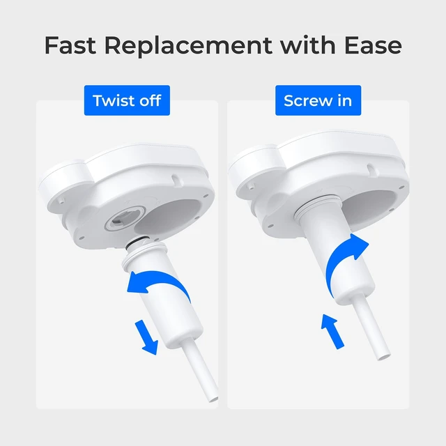 Alt view image 7 of 7 - Waterdrop EWFS Water Filter Compatible with ED06 Electric Pitcher, 3 Pack,Compatible with Waterdrop ED06W/ED06P/ED06B Rechargeable Electric Pitcher, 40 Gallons, Reduce Chlorine, Lead, Soften Water
