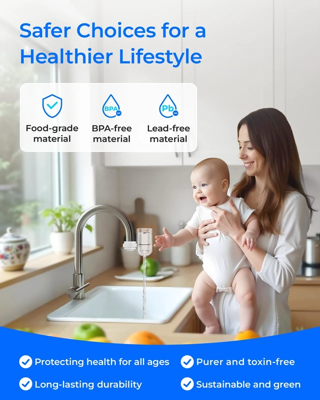 Alt view image 4 of 7 - Waterdrop C08B Water Filter Replacement for PUR® Faucet Filter, 3 Pack, Compatible with All PUR® PLUS Faucet Filtration System, Replacement RF-3375®, NSF 42 Certified, 9-Month, 900-Gallon