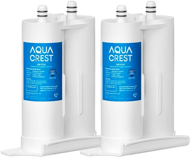 Main image of AQUA CREST AQF-FF29 Water Filter Replacement for Frigidaire® WF2CB®, 2 Pack, Replacement for Frigidaire® & Electrolux® PureSource2®, NGFC 2000, FC100, Kenmore® 9916, 469916, EWF2CBPA®, 1004-42-FA