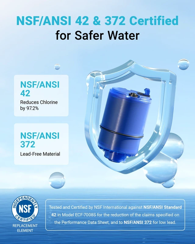 Alt view image 2 of 7 - AQUA CREST CF08A Water Filter Replacement for PUR® Faucet Filter, 4 Pack, Compatible with All PUR®PLUS Water Filter, PUR® Faucet Filter Replacement RF-9999®, NSF 42 Certified, 12-Month, 1200-Gallon