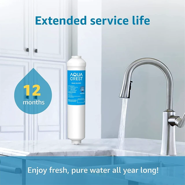 Alt view image 3 of 7 - AQUA CREST 5KDC Under Sink Water Filter System, Reduces PFAS, PFOA/PFOS, Chlorine, Direct Connect Under Sink Water Filter, NSF/ANSI Tested, 5K Gallons Ultra High Capacity