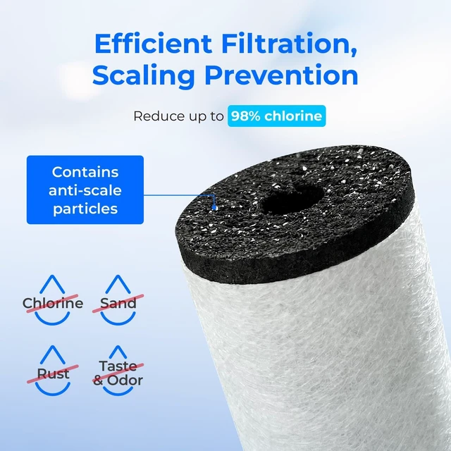 Alt view image 3 of 7 - Waterdrop C33-AS Water Filter Compatible with GE® Opal Ice Maker, 3 Pack,Replacement for GE® Profile Scale Inhibiting Filter, GE® Profile Opal Nugget Ice Maker, with Ring Pull