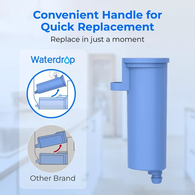 Alt view image 4 of 7 - Waterdrop C33-AS Water Filter Compatible with GE® Opal Ice Maker, 3 Pack,Replacement for GE® Profile Scale Inhibiting Filter, GE® Profile Opal Nugget Ice Maker, with Ring Pull