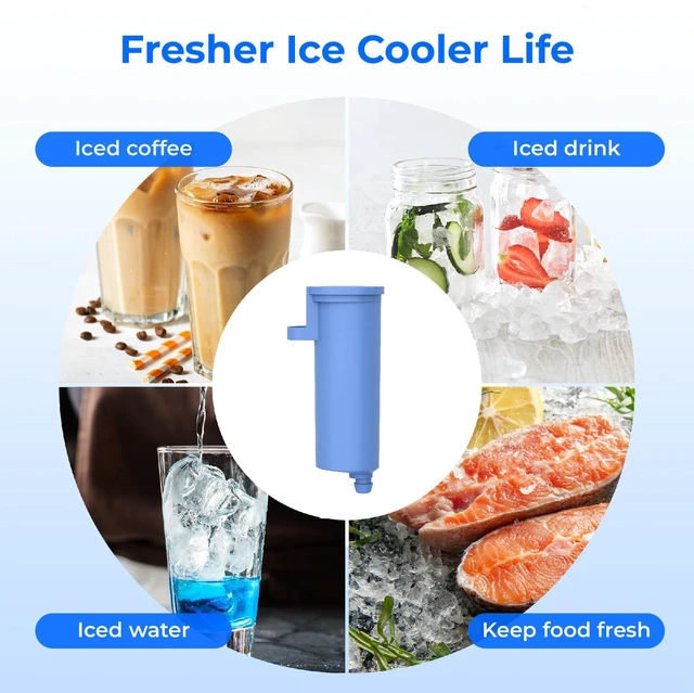 Alt view image 7 of 7 - Waterdrop C33-AS Water Filter Compatible with GE® Opal Ice Maker, 3 Pack,Replacement for GE® Profile Scale Inhibiting Filter, GE® Profile Opal Nugget Ice Maker, with Ring Pull