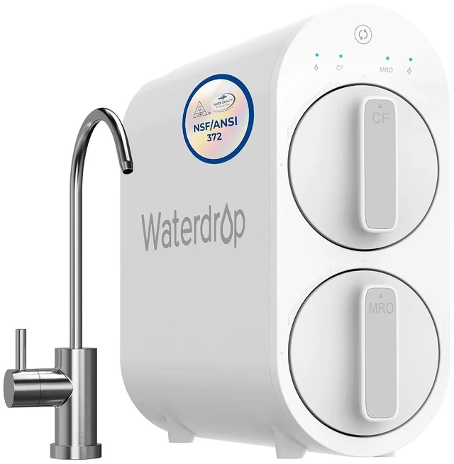 Main image of Waterdrop G2 Reverse Osmosis System, 400 GPD Tankless RO Water Filtration, 7 Stage RO Water Filtration, NSF/ANSI 372 Certified, Under-Sink Water Filtration System, TDS Reduction