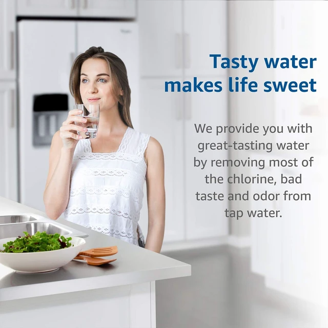 Alt view image 7 of 7 - Waterdrop F-201R Water Filter Replacement for InSinkErator® F-201R, 2 Pack,Compatible with InSinkErator® F-201, HWT-00, HOT100, HOT150® Instant Hot Water Dispenser System, NSF/ANSI 42, 4400 Gallons