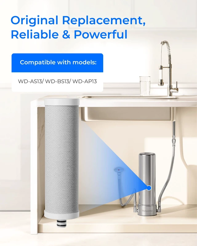 Alt view image 2 of 7 - Waterdrop WF13 Water Filter Replacement for Waterdrop AS13/BS13/AP13