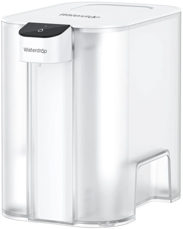 Main image of Waterdrop ED04W-L Mega Electric Water Filter Dispenser, Large 27-Cup, White, 200-Gallon Rechargeable Instant System, NSF/ANSI 42&53&401&372, Reduce PFOA/PFOS, Lead, Chlorine, Does not Lower TDS