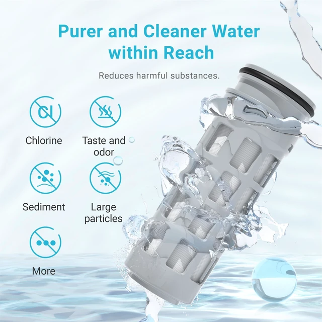 Alt view image 4 of 7 - AQUA CREST Filter Replacement for Brita® Stream Pitcher Water Filter 3 Pack,Compatible with Brita® OB05 Filter Pitchers and Dispensers, As-You-Pour, 7-Stage Filtration, Reduce Chlorine, Last 6 Months