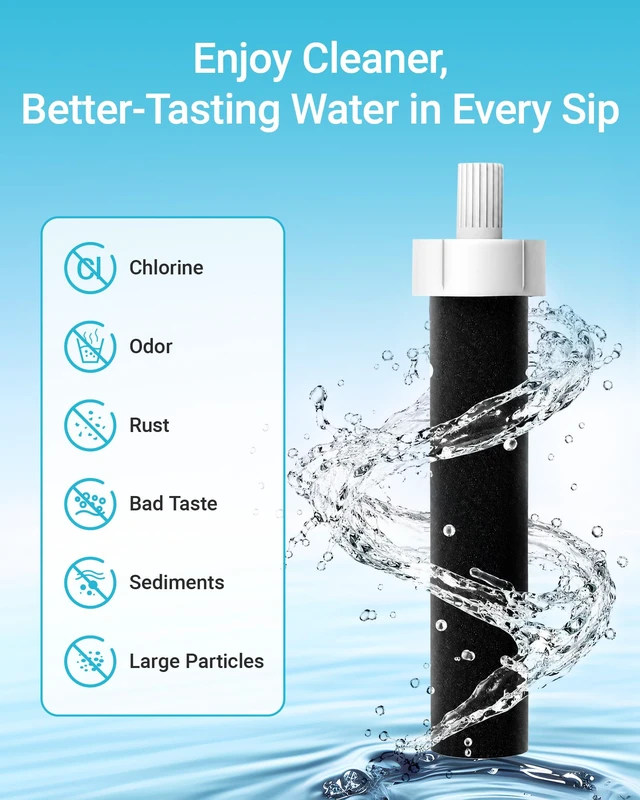 Alt view image 3 of 7 - AQUA CREST Water Bottle Filter Replacement for Brita® BB06,Compatible with Brita® Hard Sided and Sport Water Bottle Filter, BPA-Free, Reduces Chlorine, Bad Taste & Odor, 6 Pack