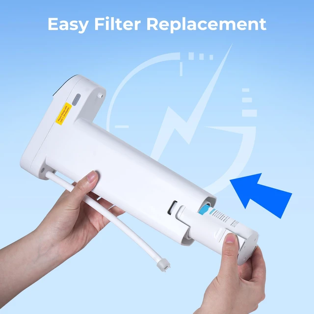 Alt view image 5 of 7 - Waterdrop EDFA Alkaline Water Filter Replacement for ED01AW/ED01AB, 1 Pack,For Waterdrop ED01/ED02/ED04 Rechargeable Electric Pitchers, Improves pH, Lasts 3 Months or 200 Gallons