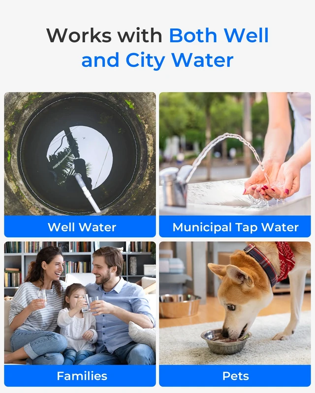 Alt view image 7 of 7 - Waterdrop FXHTC Sediment and Carbon Water Filter for GE® FXHTC, 5 Micron, Replacement for GXWH40L, GXWH35F, GNWH38S, Culligan® RFC-BBSA, WRC25HD, PP10BB-CC, Pentek RFC-BB, 10" x 4.5", 4 Pack