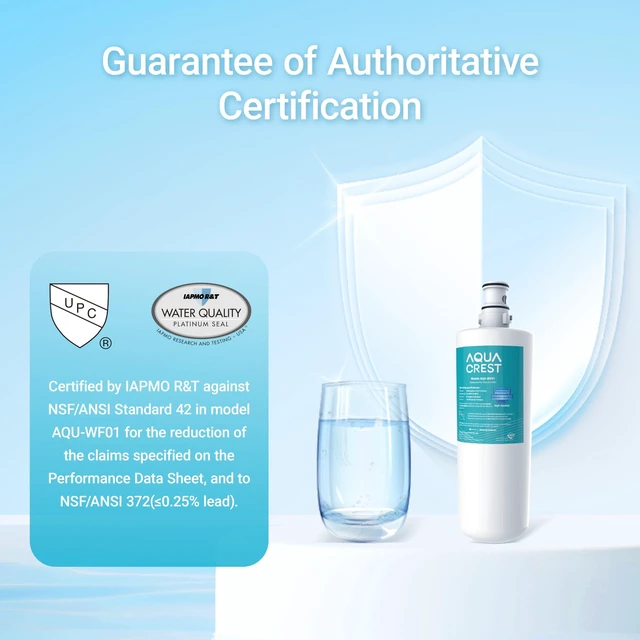Alt view image 2 of 7 - AQUA CREST 3US-AF01 Water Filter Replacement for Filtrete® 3US-AS01, 2 Pack,Compatible with Standard Filtrete® 3US-AF01, 3US-AS01, Aqua-Pure AP Easy C-CS-FF, WHCF-SRC, WHCF-SUFC, WHCF-SUF, NSF/ANSI 42