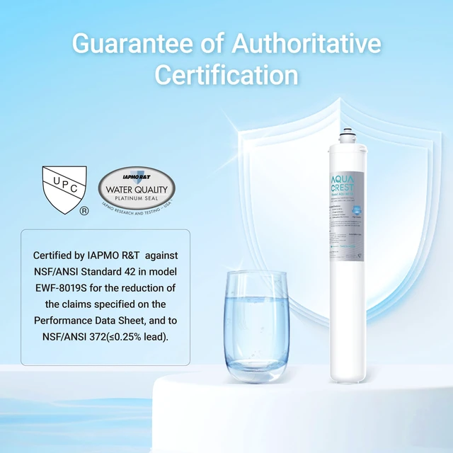 Alt view image 3 of 7 - AQUA CREST I2000 Water Filter Replacement for Pentair® Everpure I2000 2, Compatible with Everpure I2000 2, EV9612-22, MC2, ESO7, MH2, EV9612-56, EV9607-25, EV9613-21, 26000 Gallons