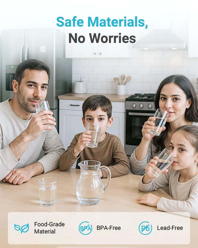 Alt view image 6 of 7 - AQUA CREST F-1000 Water Filter Replacement for InSinkErator® F-1000, 3 Pack, Compatible with InSinkErator® F-2000, AquaPure AP Easy C-Complete, Reduces Chlorine, Bad Taste & Odor, NSF/ANSI 42