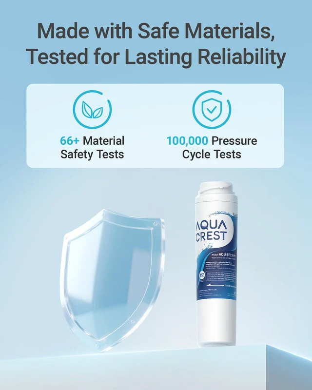 Alt view image 6 of 7 - AQUA CREST FQROPF Filter Replacement for GE FQROPF, NSF/ANSI 401 Certified,Compatible with GE FQSLF, GXSV65R, GQSV65R, PXRQ15F, PNRQ15F, Reduces PFAS, PFOA/PFOS, Chlorine, Taste&Odor, 2 Pack